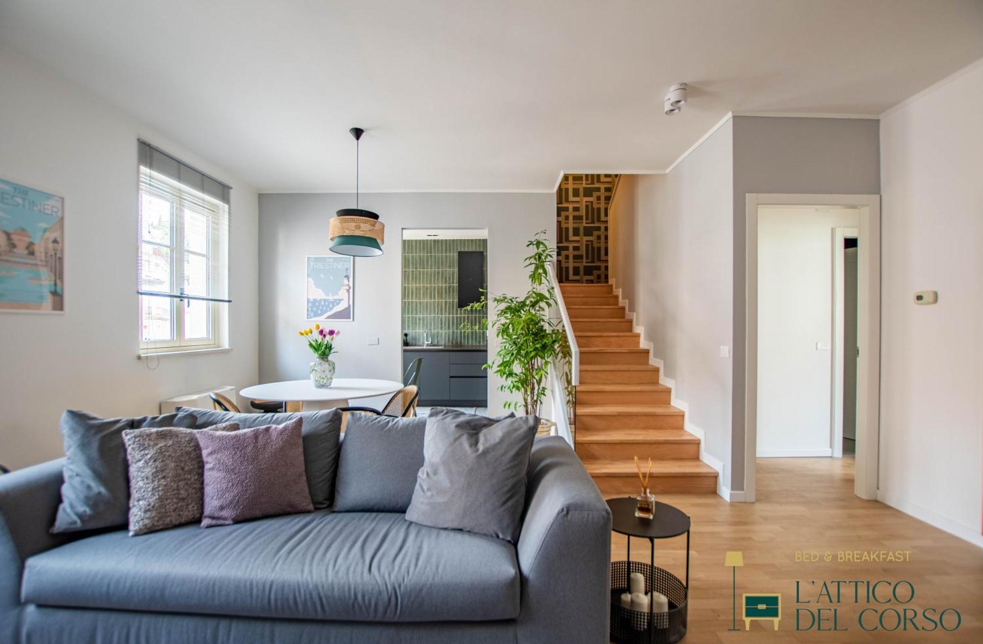 L'Attico Del Corso Apartment Trieste Bagian luar foto