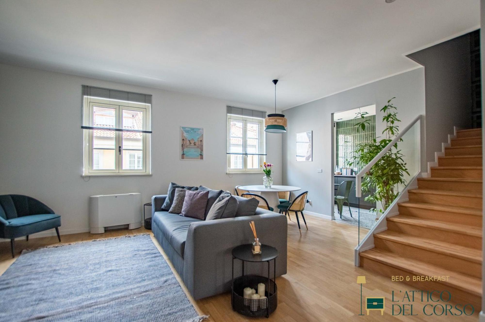 L'Attico Del Corso Apartment Trieste Bagian luar foto